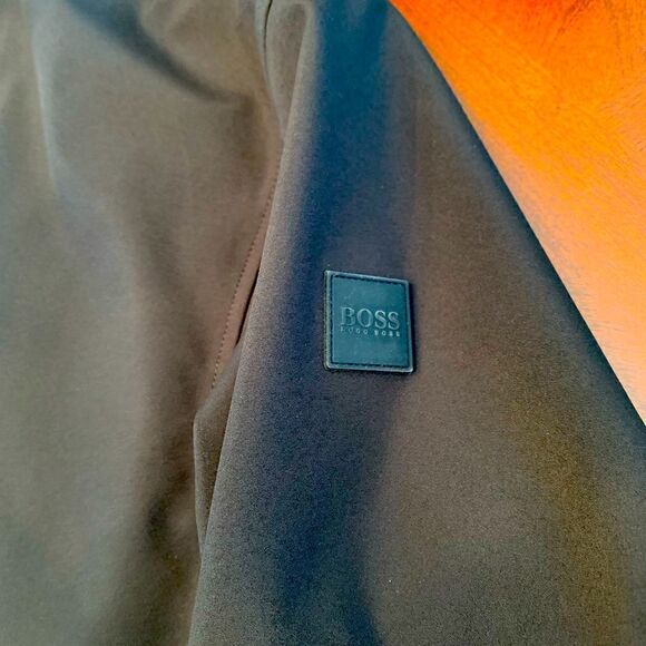 Hugo Boss Camur zip front water repellent wind resistant jacket in black Sz L - Picture 7 of 16